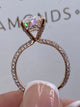 Kim Engagement Ring 3.7ct TCW, 14K Gold
