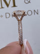 Kim Engagement Ring 3.7ct TCW, 14K Gold