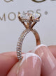 Kim Engagement Ring 3.7ct TCW, 14K Gold