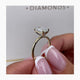 Bria Engagement Ring 2ct TCW, 14K Gold