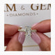 Kiana Engagement Ring 3.1ct TCW, 14K Gold