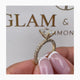 Kiana Engagement Ring 3.1ct TCW, 14K Gold
