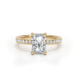Kiana Engagement Ring 3.1ct TCW, 14K Gold