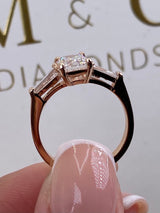 Cassandra Engagement Ring 1.9ct TCW, 14K Gold