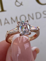 Cassandra Engagement Ring 1.9ct TCW, 14K Gold