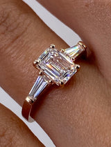 Cassandra Engagement Ring 1.9ct TCW, 14K Gold