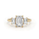 Almog Engagement Ring 2.7ct TCW, 14K Gold