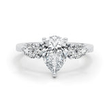 carina Engagement Ring 2.8ct TCW, 14K Gold