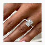 Lissa Engagement Ring 3.2ct TCW, 14K Gold
