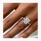 Lissa Engagement Ring 3.2ct TCW, 14K Gold