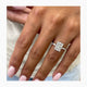 Lissa Engagement Ring 3.2ct TCW, 14K Gold