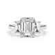 Loren Engagement Ring 6ct TCW, 14K Gold