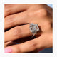 Loren Engagement Ring 6 Carat White Gold