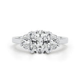 Noel Engagement Ring 2.4ct TCW, 14K Gold