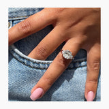 Noel Engagement Ring 2.4ct TCW, 14K Gold
