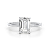 Penny Engagement Ring 2ct TCW, 14K Gold