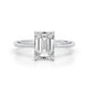 Penny Engagement Ring 2ct TCW, 14K Gold