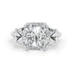 Shaya Engagement Ring 4ct TCW, 14K Gold
