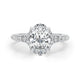 Vivi Engagement Ring 2.9ct TCW, 14K Gold