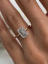 Karter Engagement Ring 2 Carat Two-Tone Gold