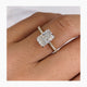 Solitaire with Micro Pave Band