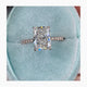 Alicia Engagement Ring 2.20 Carat Two-Tone Gold