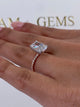 Bexley Engagement Ring 3.3ct TCW, 14K Gold