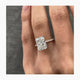 Bexley Engagement Ring 3.3ct TCW, 14K Gold