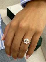 Melissa Engagement Ring 2.7ct TCW, 14K Gold