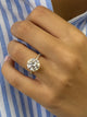 Melissa Engagement Ring 2.7ct TCW, 14K Gold