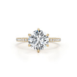 Melissa Engagement Ring 2.7ct TCW, 14K Gold