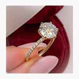 Melissa Engagement Ring 2.72 Carat Yellow Gold