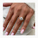 Melissa Engagement Ring 2.7ct TCW, 14K Gold