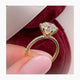 Melissa Engagement Ring 2.7ct TCW, 14K Gold