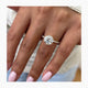 Melissa Engagement Ring 2.7ct TCW, 14K Gold