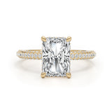 Artemis Engagement Ring 3ct TCW, 14K Gold