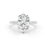 Goldie Engagement Ring 4.3ct TCW, 14K Gold