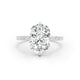 Goldie Engagement Ring 4.3ct TCW, 14K Gold