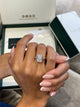 Goldie Engagement Ring 4.3ct TCW, 14K Gold