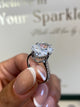 Goldie Engagement Ring 4.3ct TCW, 14K Gold