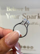 Goldie Engagement Ring 4.3ct TCW, 14K Gold