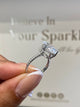 Goldie Engagement Ring 4.3ct TCW, 14K Gold