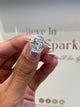 Goldie Engagement Ring 4.3ct TCW, 14K Gold