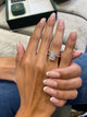 Goldie Engagement Ring 4.3ct TCW, 14K Gold