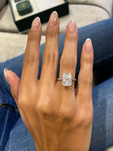 Marisol Engagement Ring 4ct TCW, 14K Gold