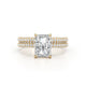 Molan Engagement Ring 3ct TCW, 14K Gold
