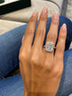 Angelique Engagement Ring 4.45 Carat White Gold