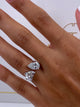 Lillian Engagement Ring 6 Carat White Gold