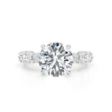 Nina Engagement Ring 4.5ct TCW, 14K Gold