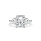 Aya Engagement Ring 5.5ct TCW, 14K Gold